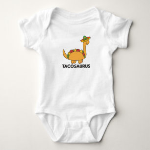 Tacosaurus Cinco De Mayo Dinosaur Funny Dino Baby Strampler
