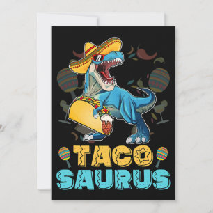 Tacosaurus Shirt Kid Taco Cinco de Mayo Kid Dinosa Einladung