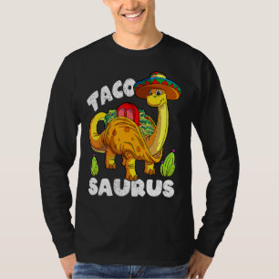 Tacosaurus Taco Dinosaurier Dino Cinco De Mayo Mex T-Shirt