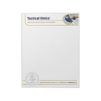 Tactical Civics™ 5,5" x 6" Notizblock - 40 Seiten