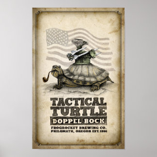 Tactical Turtle Doppel Bock Poster