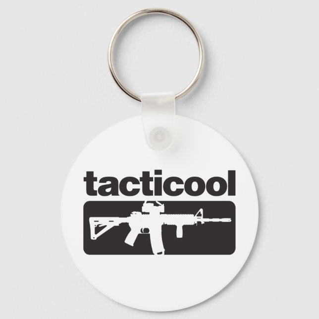 Tacticool - Schwarz Schlüsselanhänger (Vorderseite)
