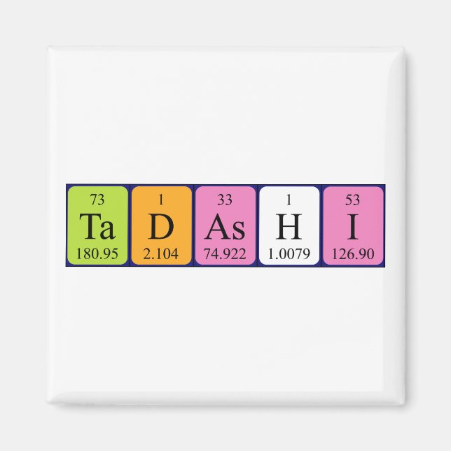 Tadashi Periodenmagnet Magnet (Vorne)