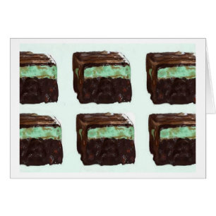 Tadellose Fudge-Schokoladenkuchen-Karte