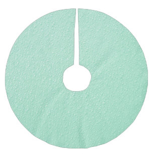 Tadellose grüne modische Pastellfarben Polyester Weihnachtsbaumdecke