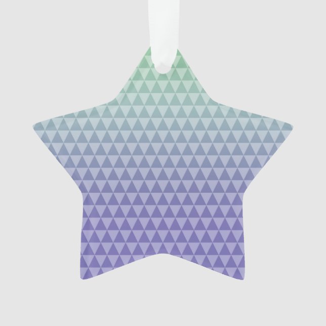 Tadellose lila Dreiecke Ornament (Vorderseite)