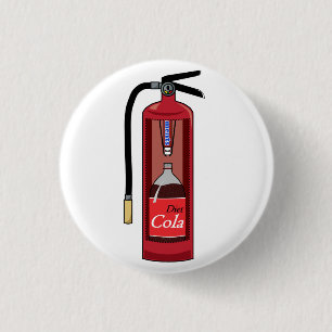 Tadelloser Diät-Kolabaum-Soda-Feuerlöscher Button