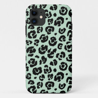 Tadelloser grüner schwarzer Leopard-Druck Case-Mate iPhone Hülle