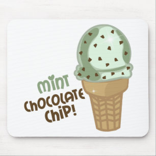 Tadelloser Schokoladensplitter mit Text Mousepad