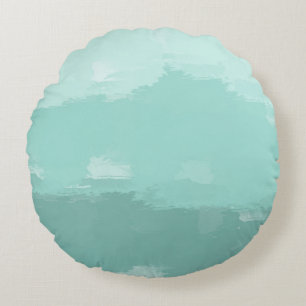 Tadelloses Aquarell Ombre Rundes Kissen