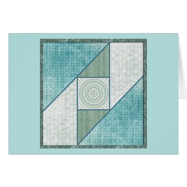Tadelloses grünes u. blaues (Vorderseite (Horizontal))