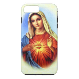 Tadelloses Herz der gesegneten Jungfrau Mary iPhone 8 Plus/7 Plus Hülle
