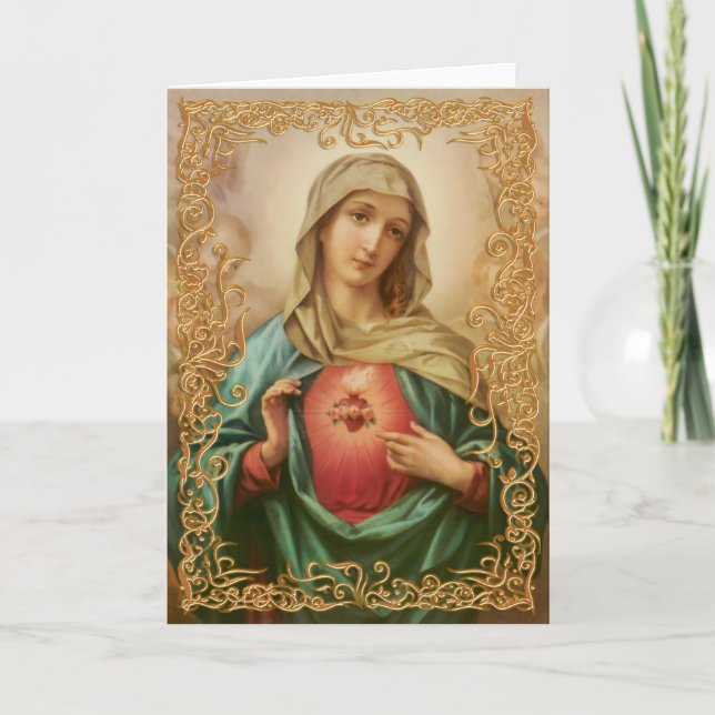 Tadelloses Herz von Mary Karte (Vorderseite)
