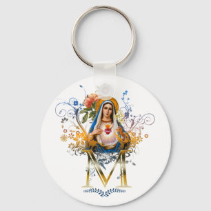 Tadelloses Herz von Mary Schlüsselanhänger