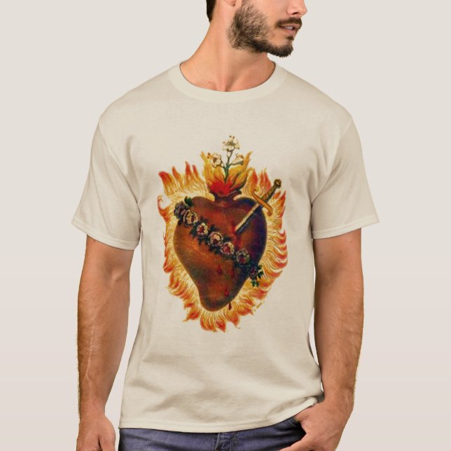 Tadelloses Herz von Mary-Shirt T-Shirt (Vorderseite)