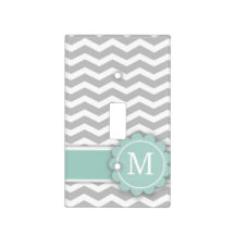 Tadelloses Monogramm-graues Zickzack des