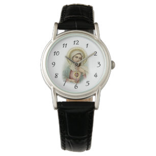 Tadelloses trauriges Herz Jungfrau-Marys religiös Armbanduhr