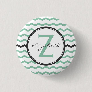 Tadelloses Zickzack Monogramm Button