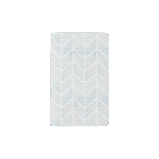 Tadelloses Zickzack Pastellmuster des modernen Moleskine Taschennotizbuch