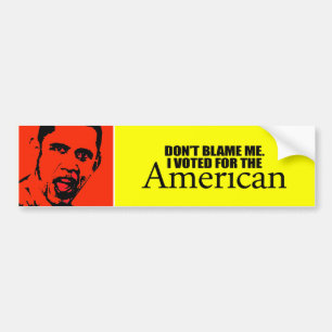 Tadeln Sie mich nicht, den ich für den Amerikaner Autoaufkleber