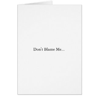 Tadeln Sie mich nicht… (John Kerry)