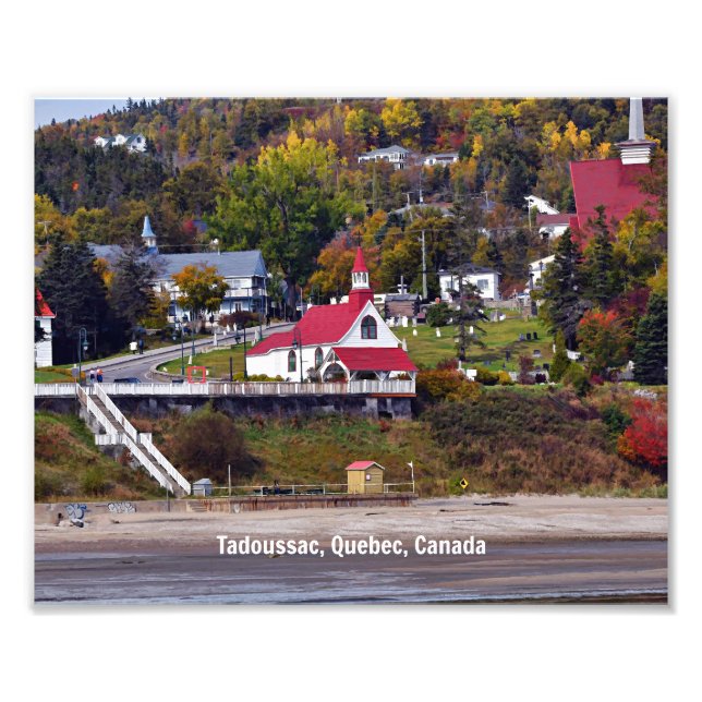Tadoussac, Quebec, Kanada Fotodruck (Vorne)