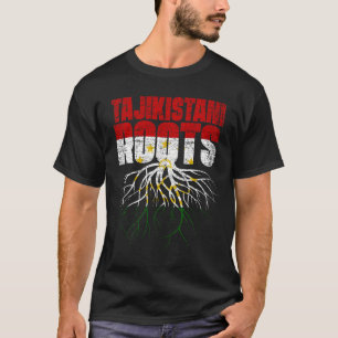 Tadschikische Wurzeln Tadschikistan Erbesflagge T-Shirt