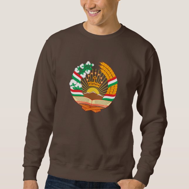 Tadschikisches Wappen Sweatshirt (Vorderseite)