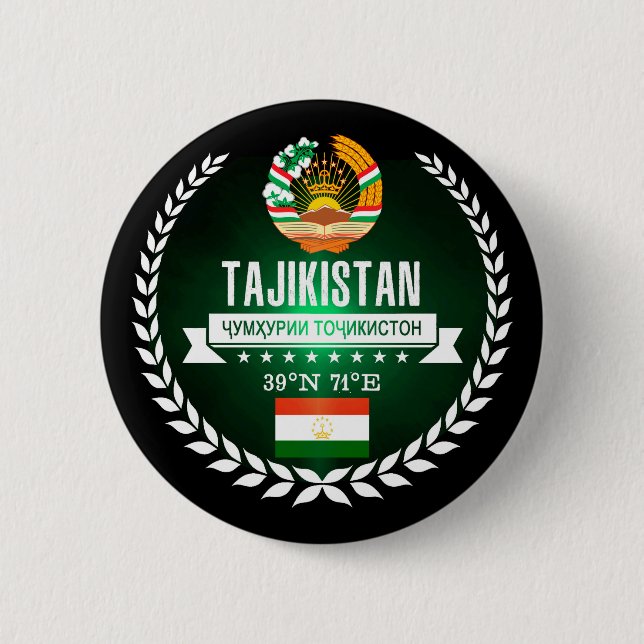 Tadschikistan Button (Vorderseite)
