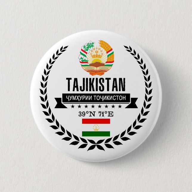 Tadschikistan Button (Vorderseite)