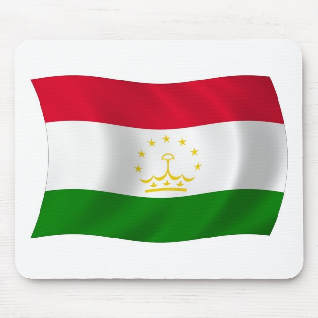 Tadschikistan Flag Mousepad (Vorne)