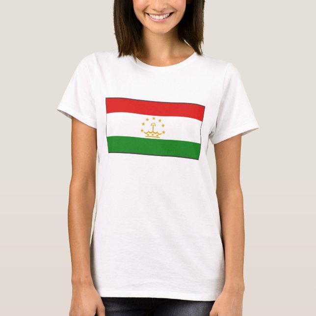Tadschikistan Flag x Map T - Shirts (Vorderseite)