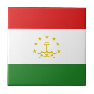 Tadschikistan-Flagge Keramikfliese