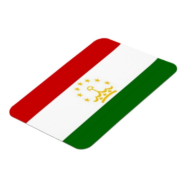 Tadschikistan - Flagge - Magnet (Linke Seite)