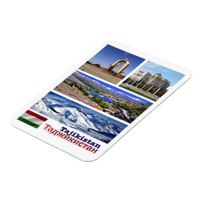 Tadschikistan - Mosaik - Magnet (Linke Seite)