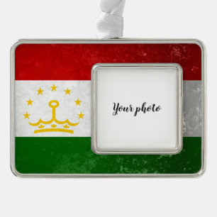 Tadschikistan Rahmen-Ornament Silber