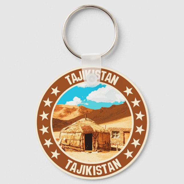 Tadschikistan Schlüsselanhänger (Vorderseite)