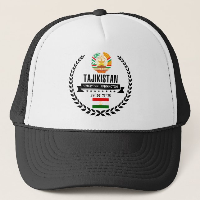 Tadschikistan Truckerkappe (Vorderseite)