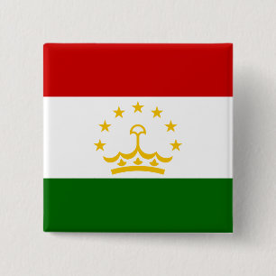Tadschikistanische Flagge Button