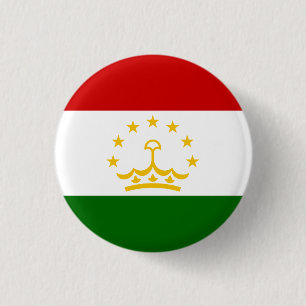 Tadschikistanische Flagge, Flagge Tadschikistans Button