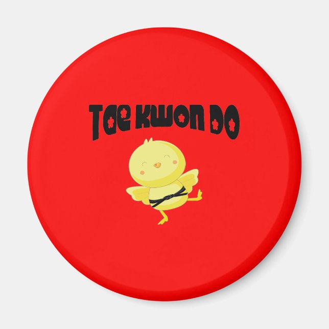 Tae Kwon Do chick Magnet (Vorne)