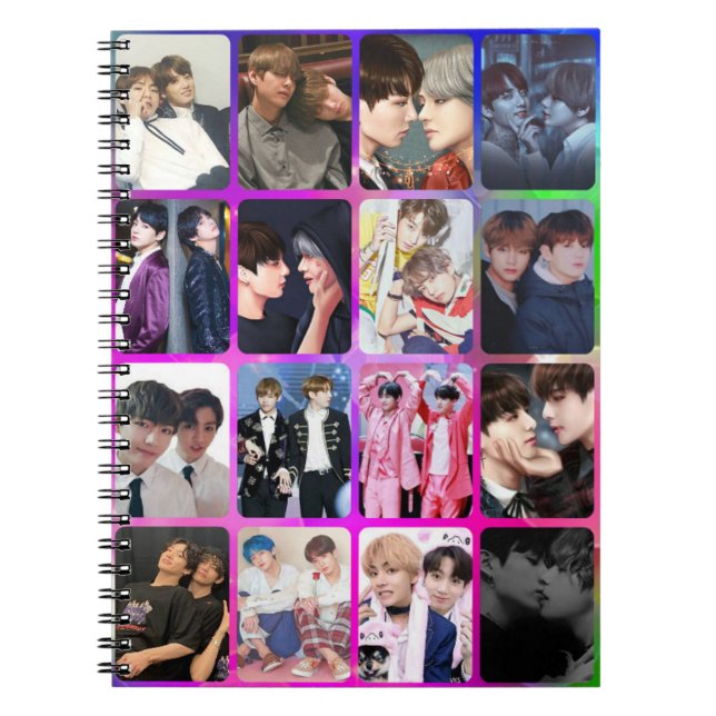Taekook-Notebook Notizblock (Vorderseite)