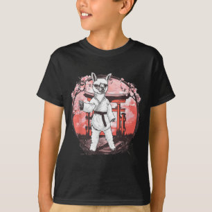 Taekwondo Alpaka Kirschblütenbaum Judo Kampfsport T-Shirt