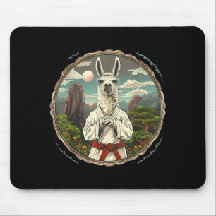 Taekwondo Alpaka Wald Kickboxen Judo Mma Alpaka Mousepad