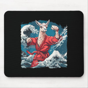 Taekwondo Alpaka Wellen Kickboxing Judo Mma Alpaka Mousepad