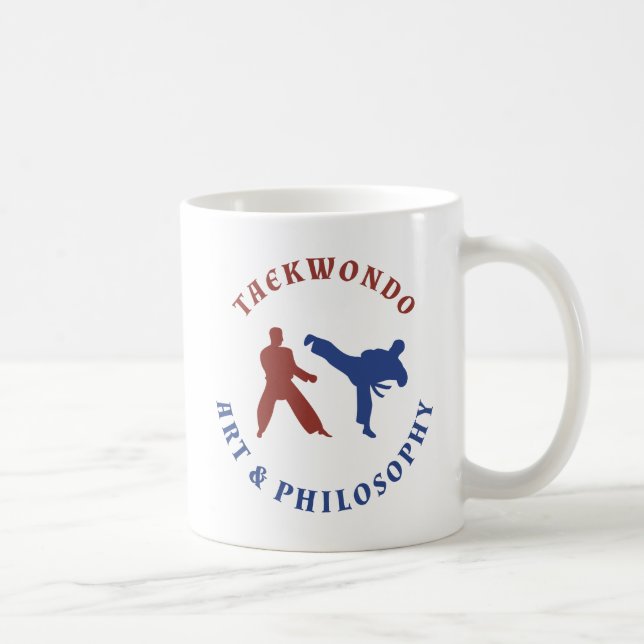 Taekwondo Art & Philosophie Kaffeetasse (Rechts)