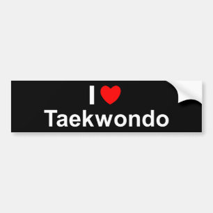 Taekwondo Autoaufkleber