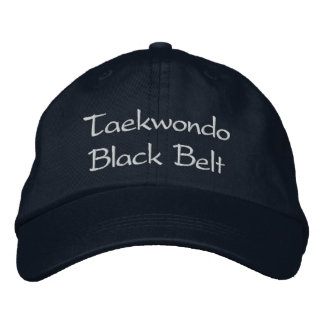 Taekwondo Black Belt - Baseballkap der Marine Bestickte Kappe