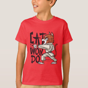 Taekwondo Cat T-Shirt
