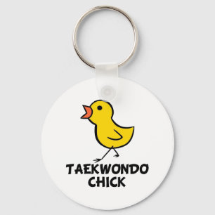 Taekwondo Chick Schlüsselanhänger